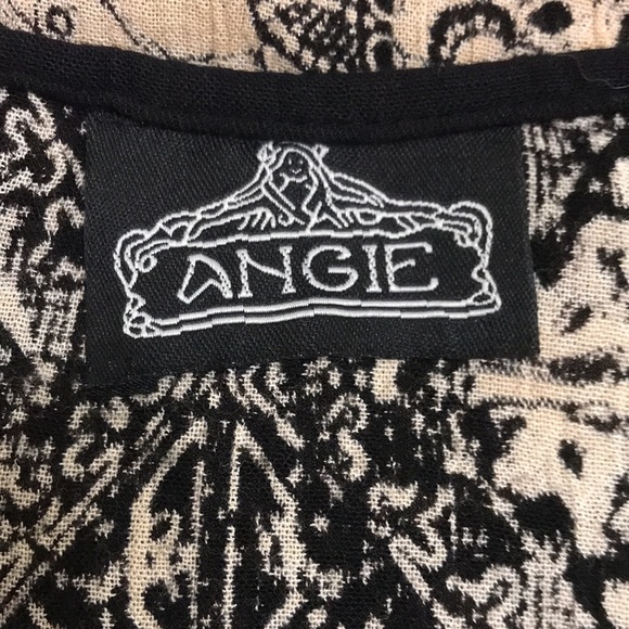 ANGIE Women’s Black/Red/Beige Casual Dress.  Size Medium - Picture 6 of 6